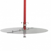 Пожарный экран для спринклера круглый разборный 300 мм 